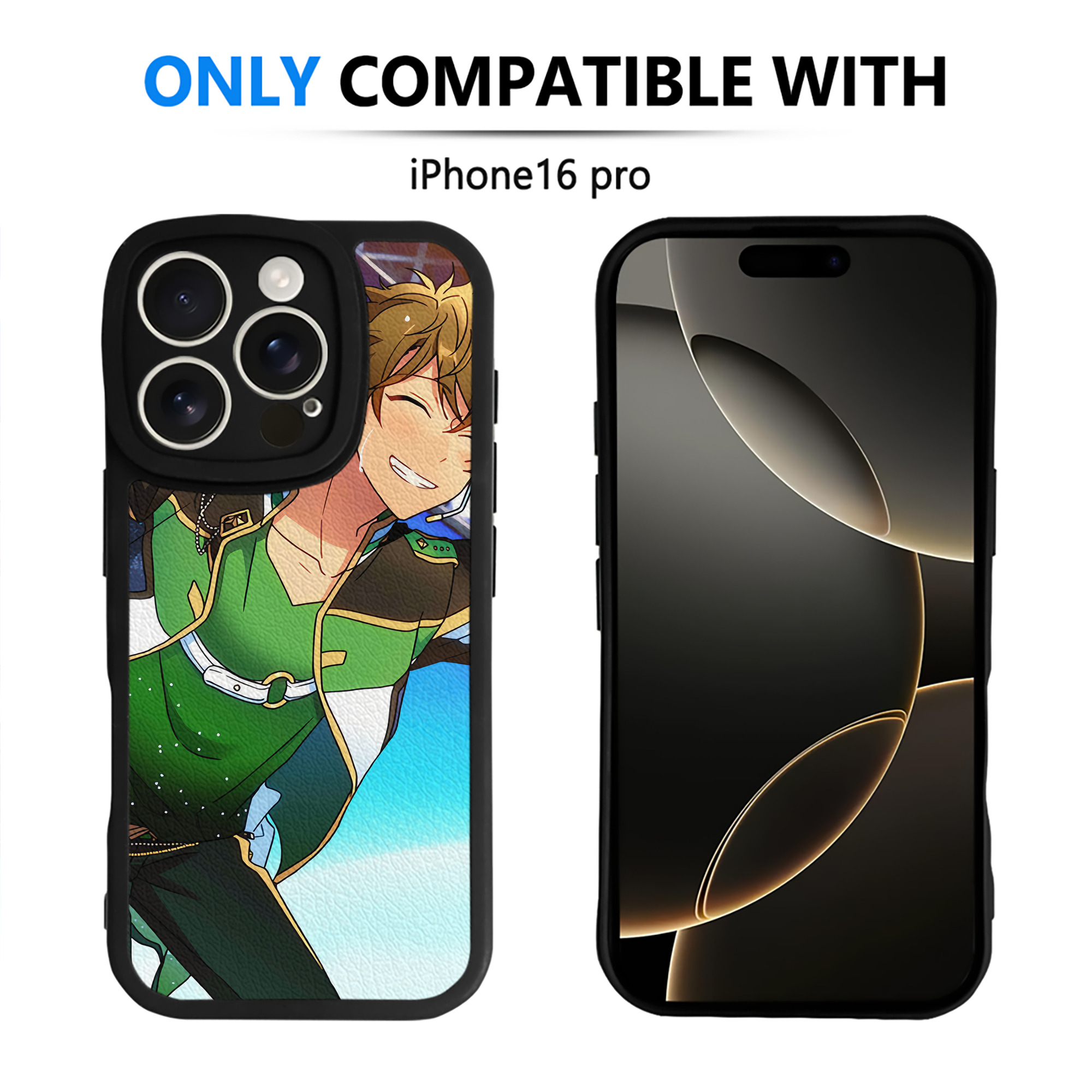 （画像用） あんさんぶるスターズ! Ensemble Stars 【iPhone 16シリーズ対応】シリコンスマホケース（レザー調） 材質：シリコン
